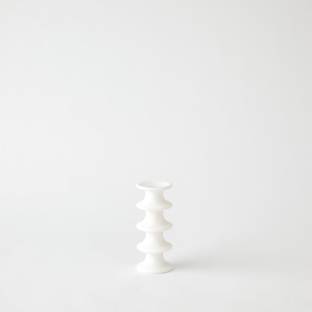 Ridge Albâtre Candlestick