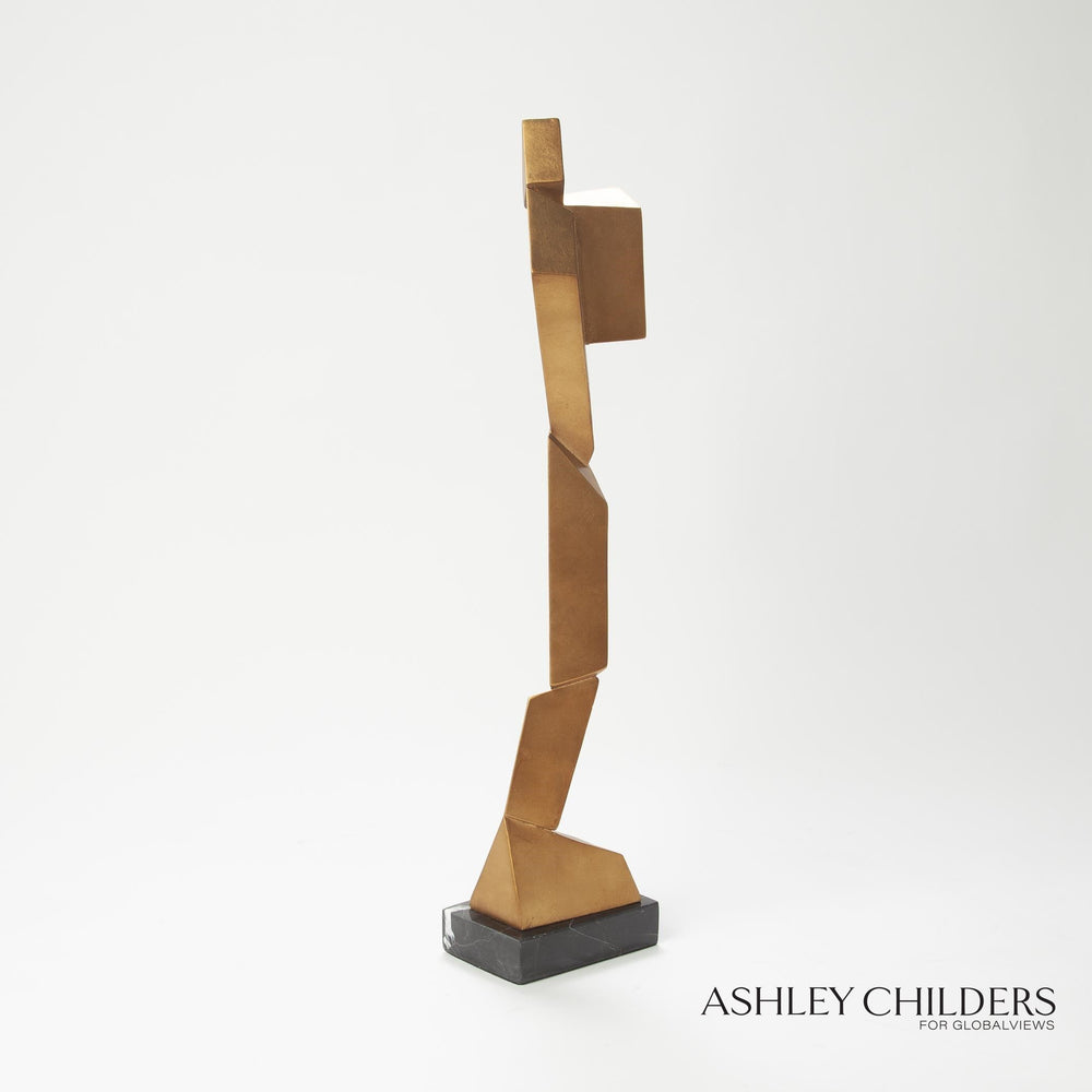 Facet Sculpture Gold