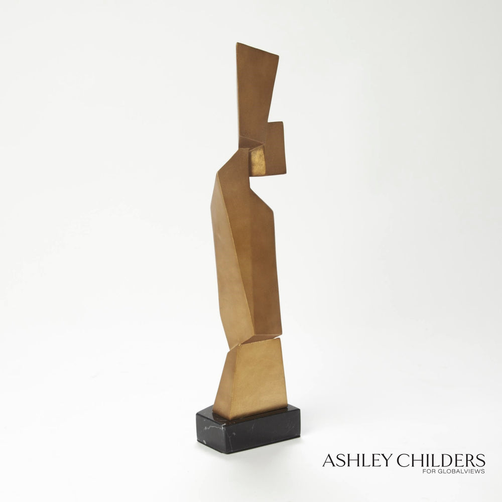 Facet Sculpture Gold