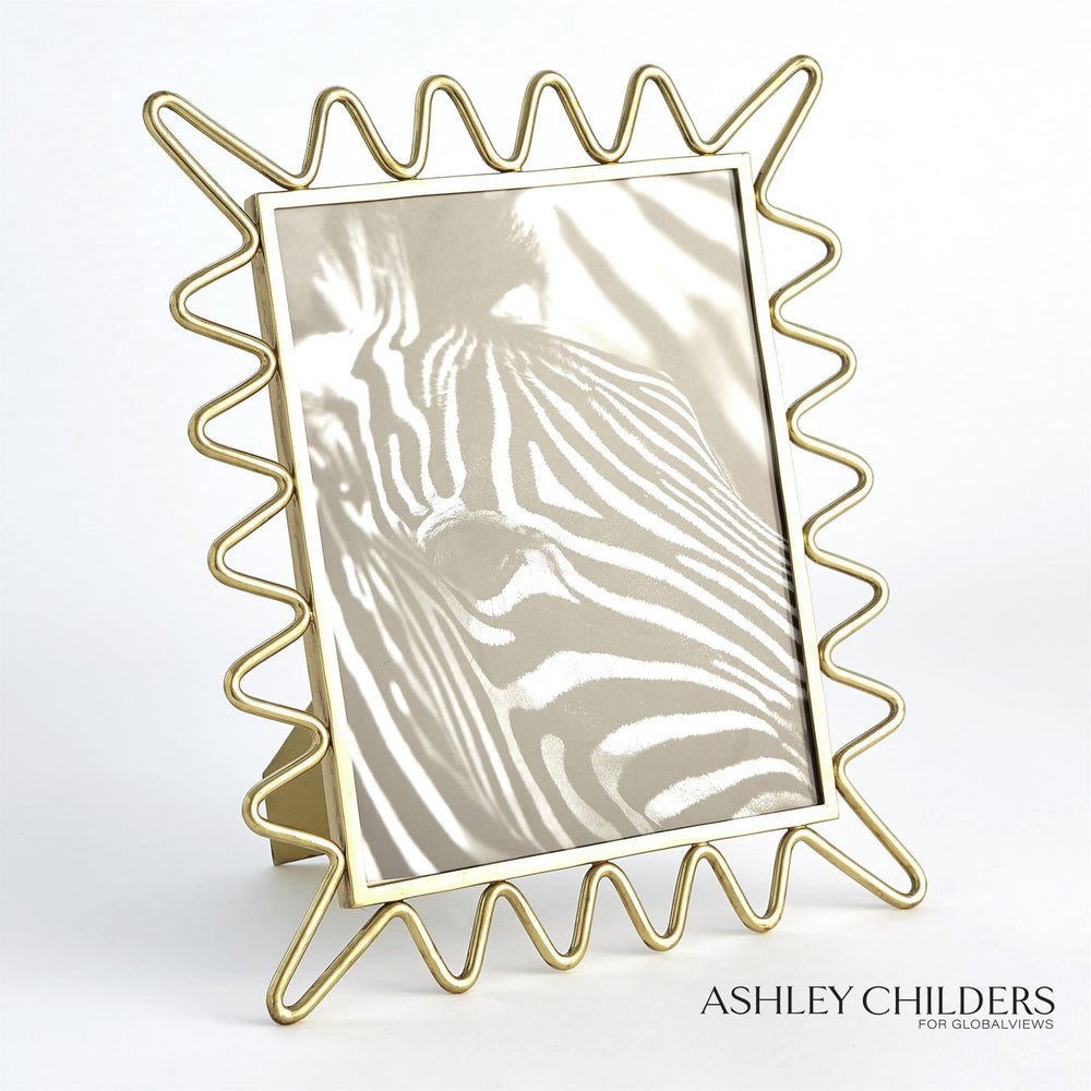 Ric Rac Picture Frame Gold