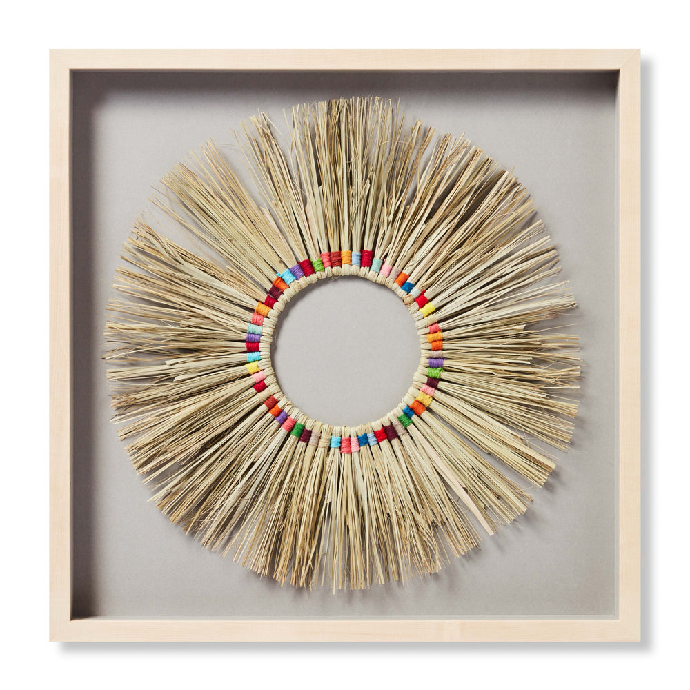 RAINW Rainbow Wreath Multi Wall Art