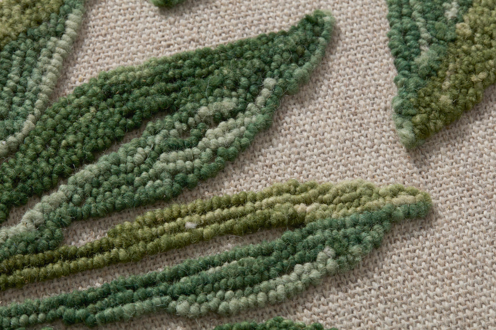 Wallacea Green / Ivory Wall Art (WALLA)