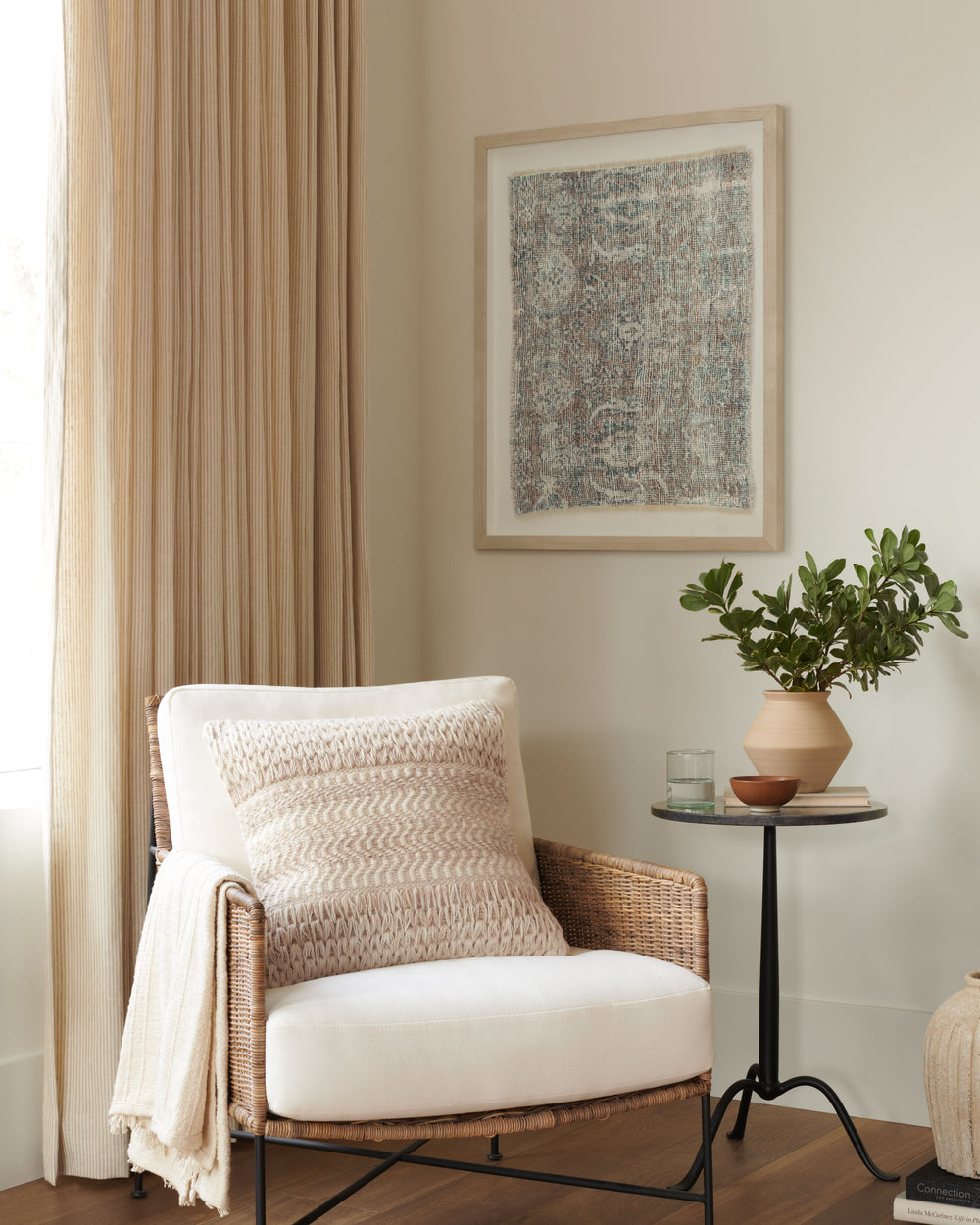 SALEM Salem Ivory/Brown Wall Art