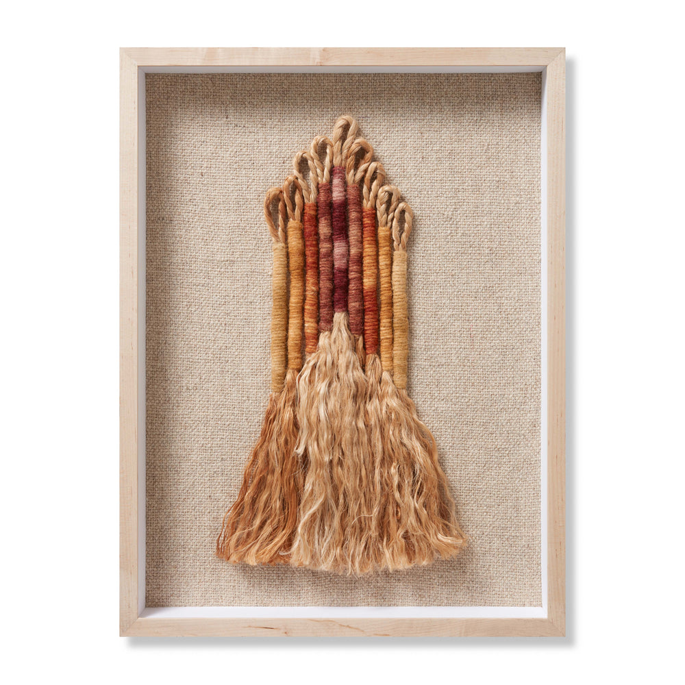 CHRIS Chrissy Beige/Orange Wall Art