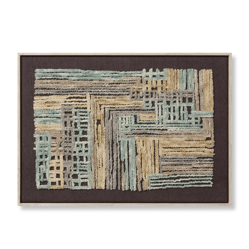 Bisect Blue / Gold Wall Art (BISEC)