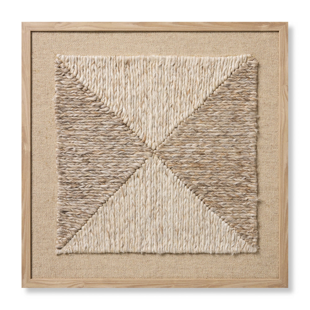 Dima diamante beige / ivoire art mural
