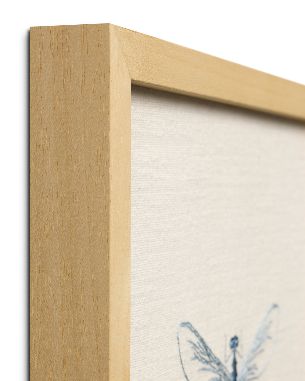 Dragonfly Blue Blue / Beige Wall Art (DRAGB)