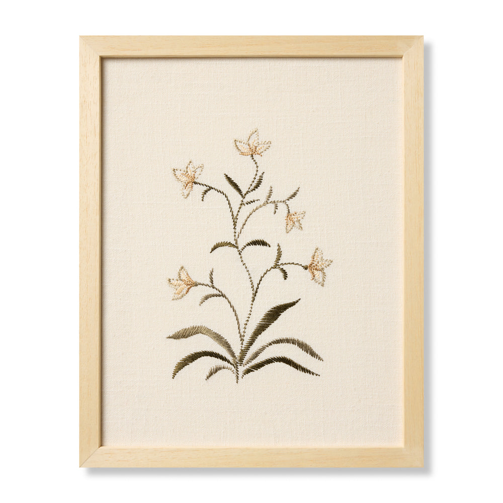 Pixie Pixie Fleurs beige beige / art mural vert