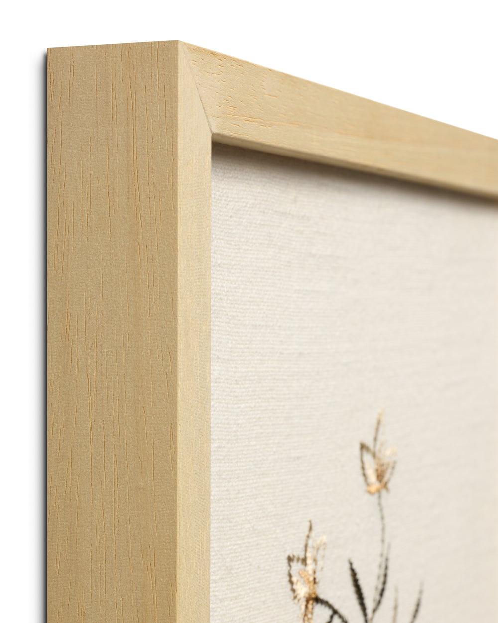 Pixie Pixie Fleurs beige beige / art mural vert