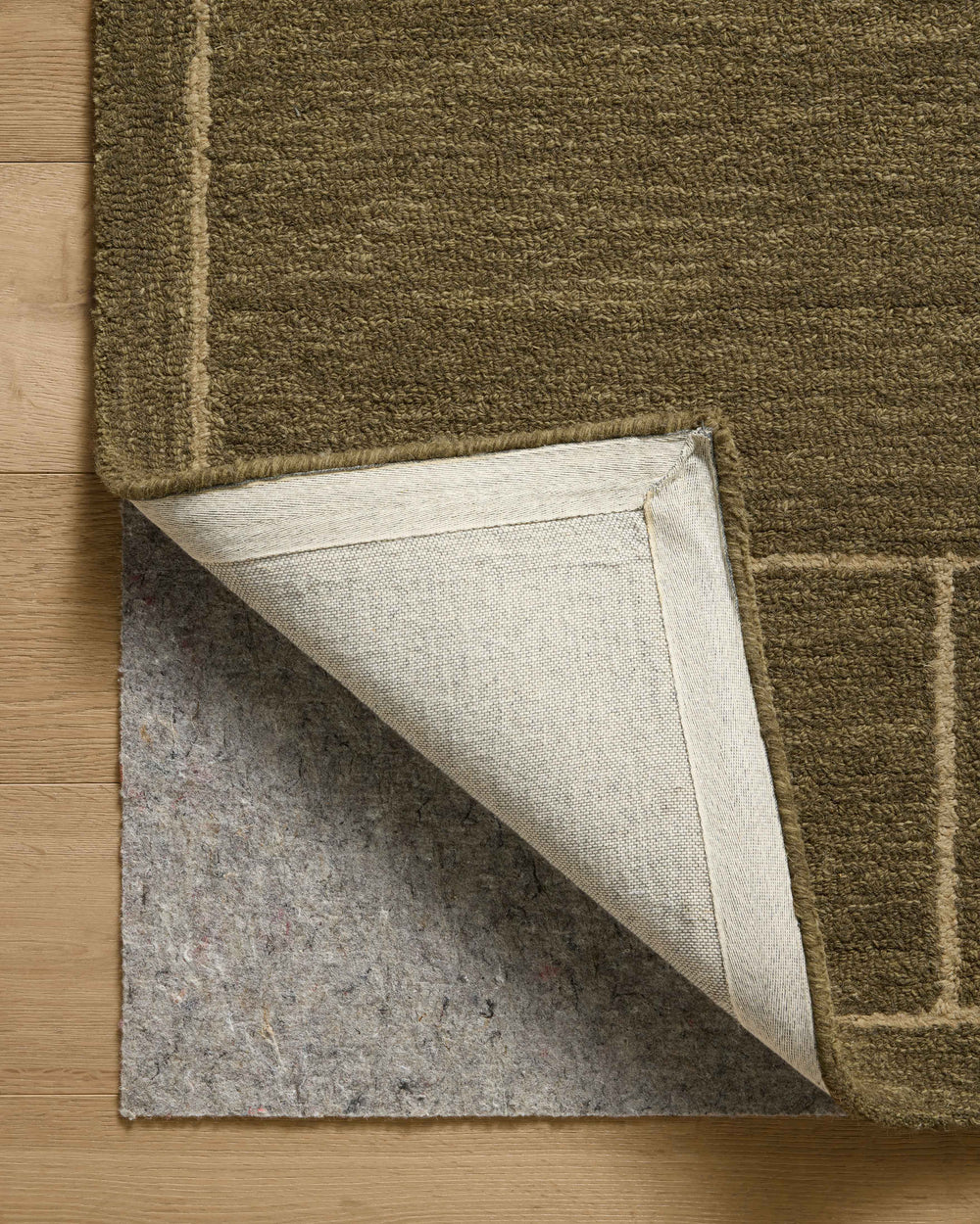 Bar-01 Barrow Olive / Natural Rug