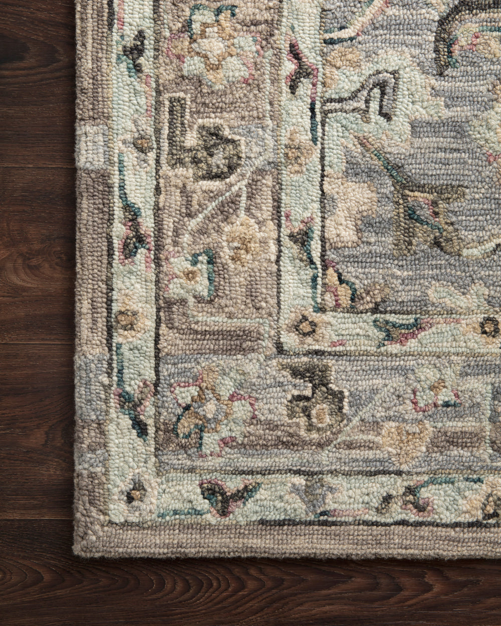 Tapis Beatty bleu clair / multicolore (BEA-04)