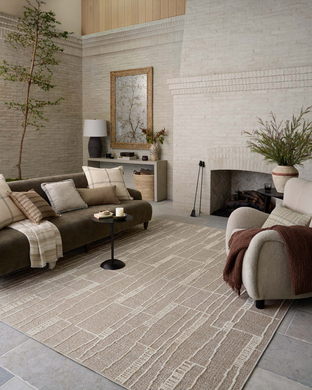 Bexley Mushroom / Natural Rug (BEX-05)