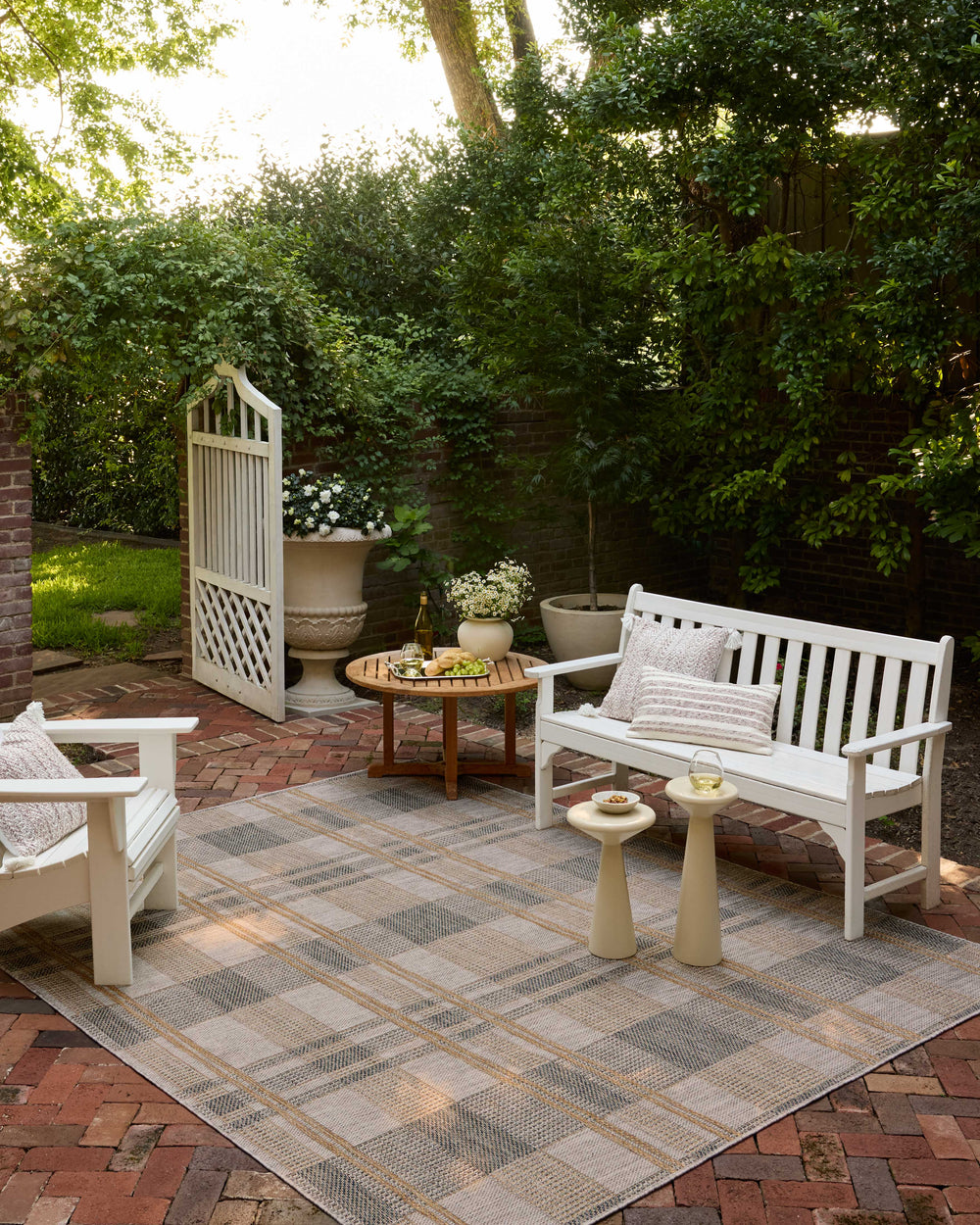 BIR-05 Birch Bone/Gold Rug