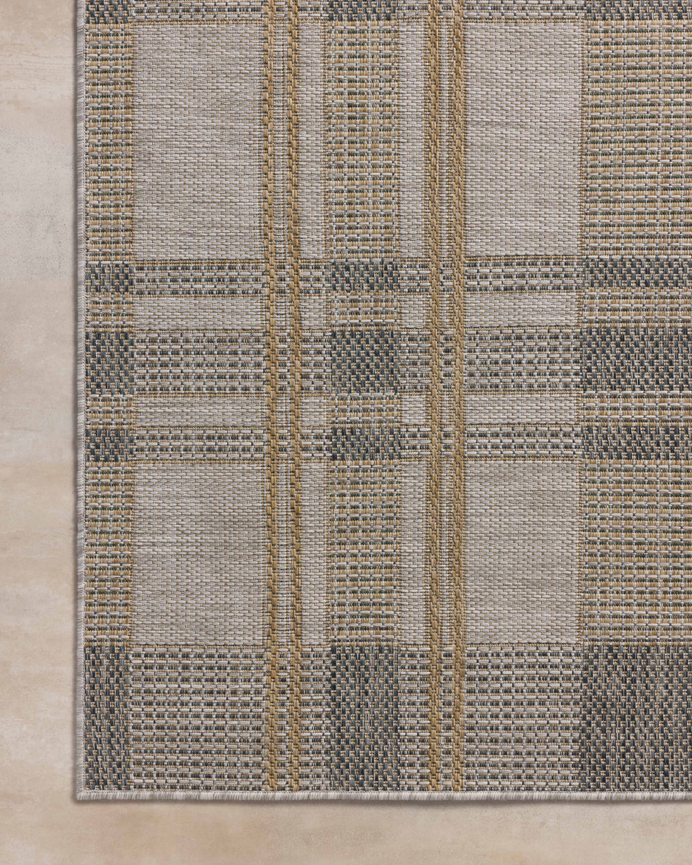 BIR-05 Birch Bone/Gold Rug