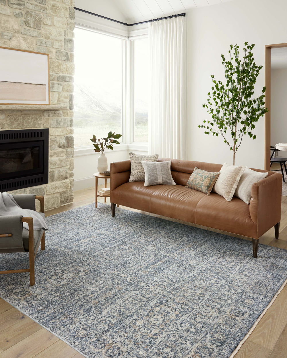 BLA-03 Blake Denim / Taupe Rug