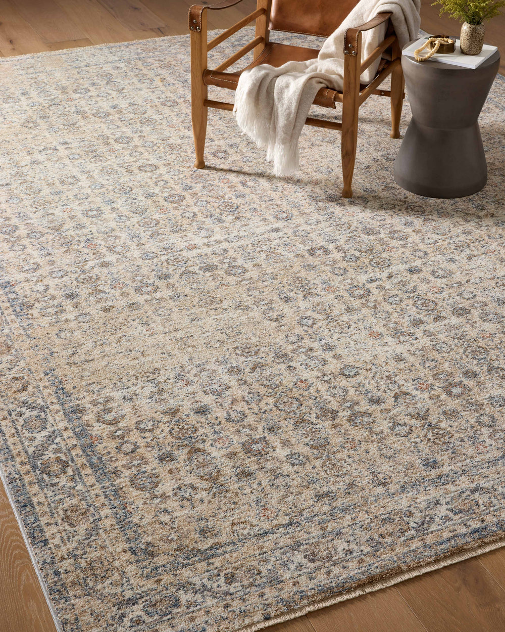 Blake Beige / Denim Rug (BLA-04)