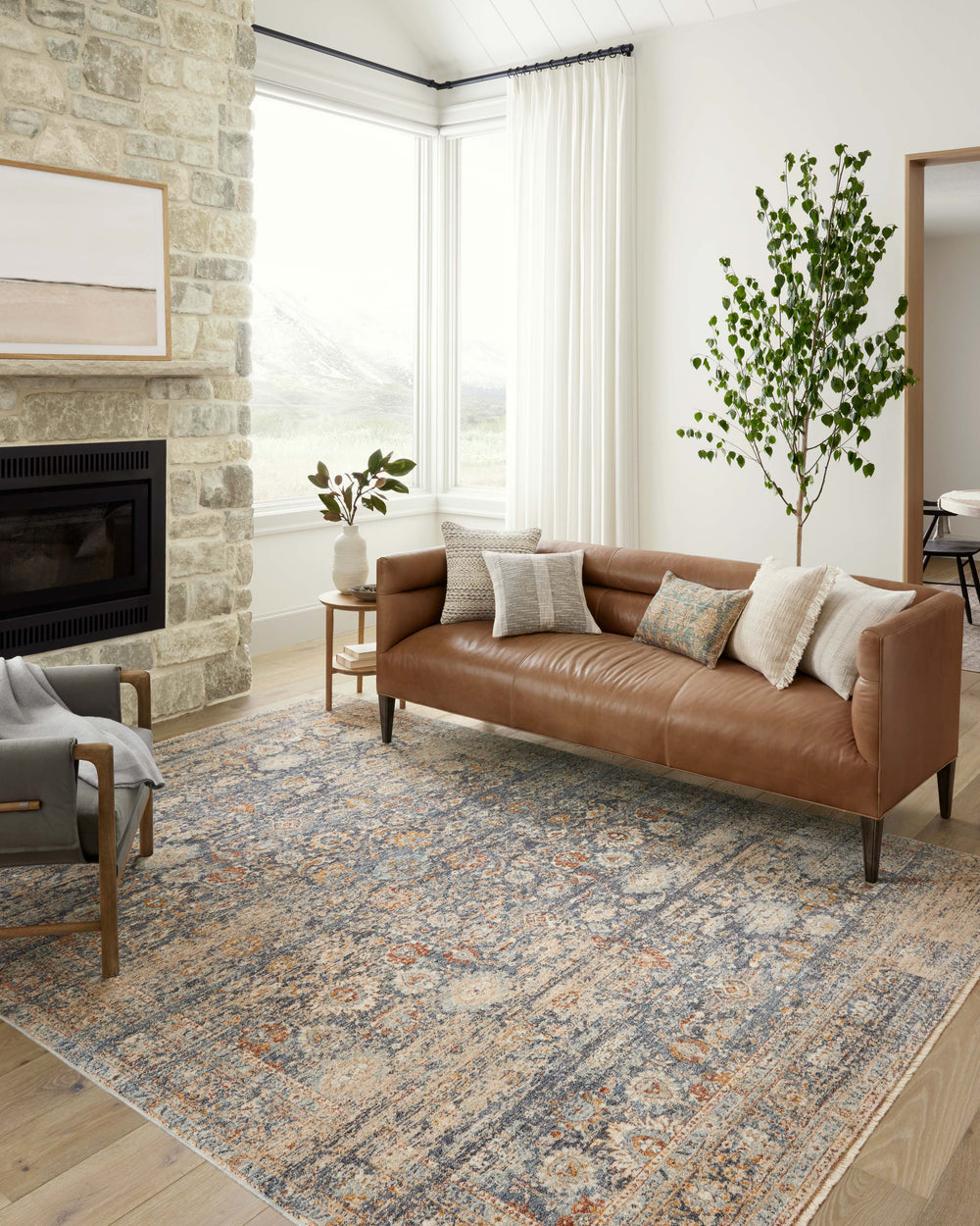Blake Navy / Multi Rug (BLA-07)