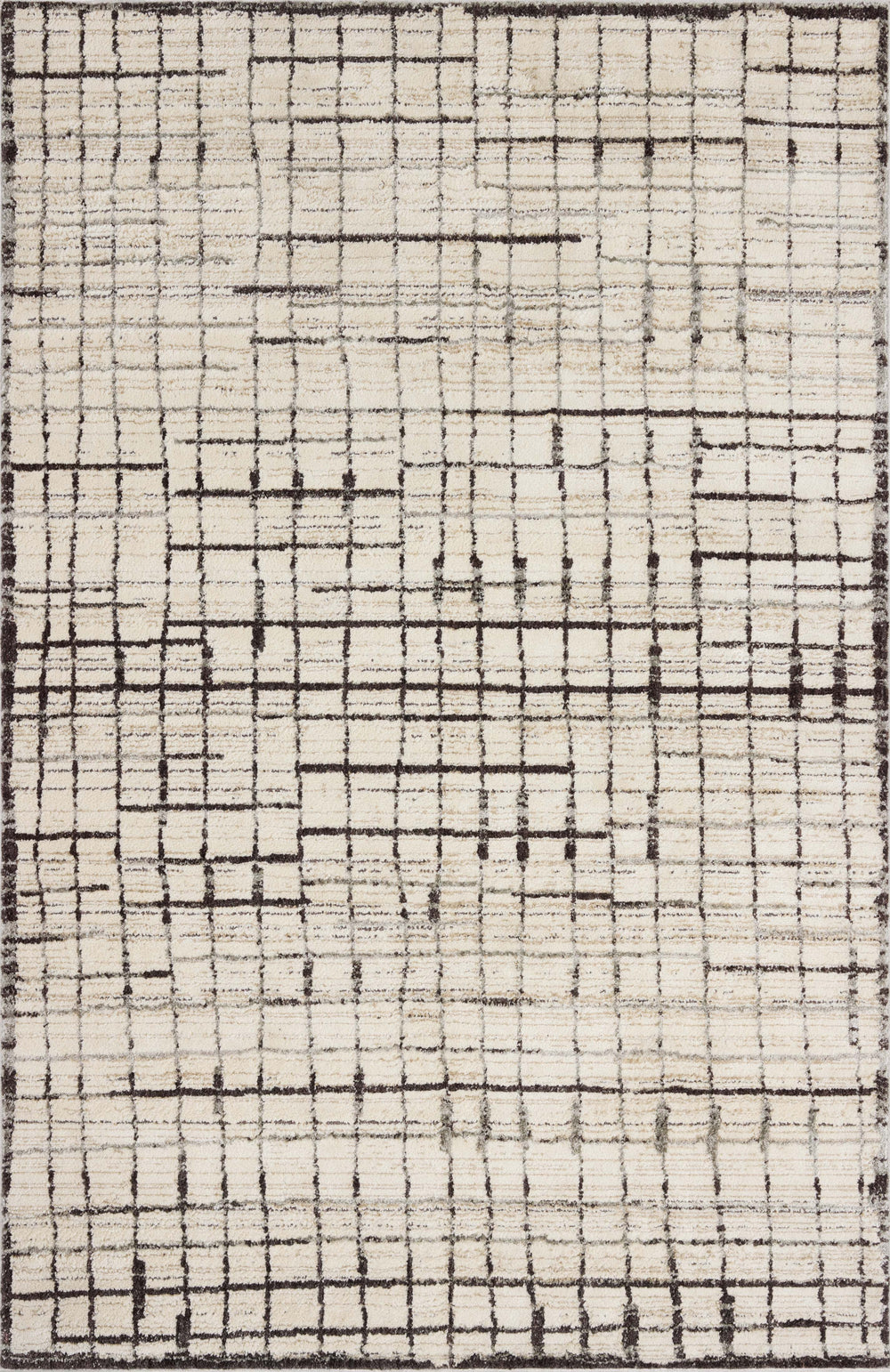 Bleecker Ivory / Charcoal Rug (BLE-01)