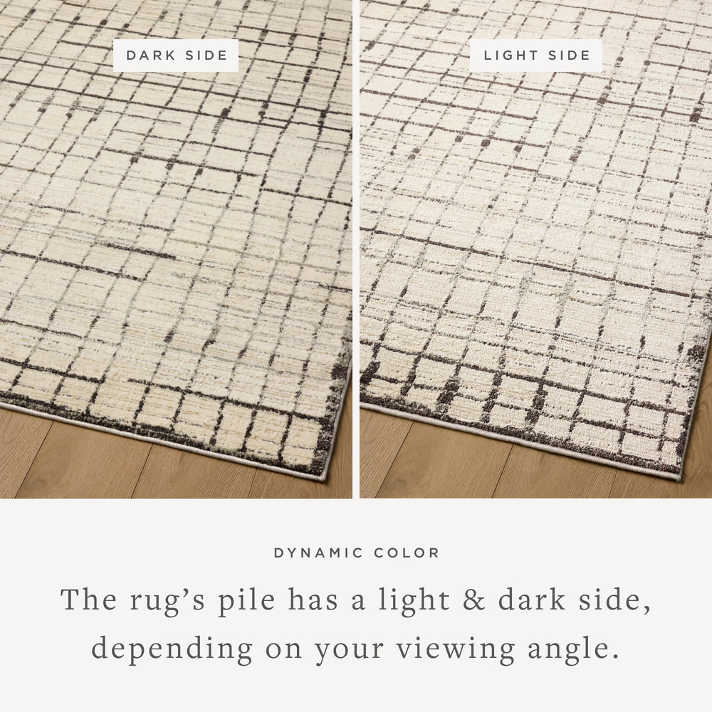 Bleecker Ivory / Charcoal Rug (BLE-01)