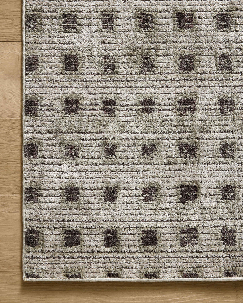 BLE-06 Bleecker Silver / Charcoal Tapis