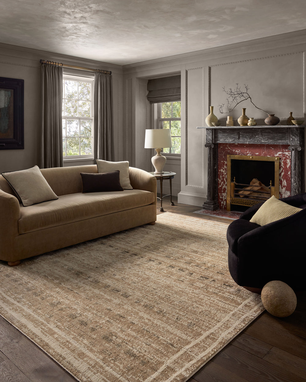 Bleecker Khaki / Natural Rug (BLE-07)