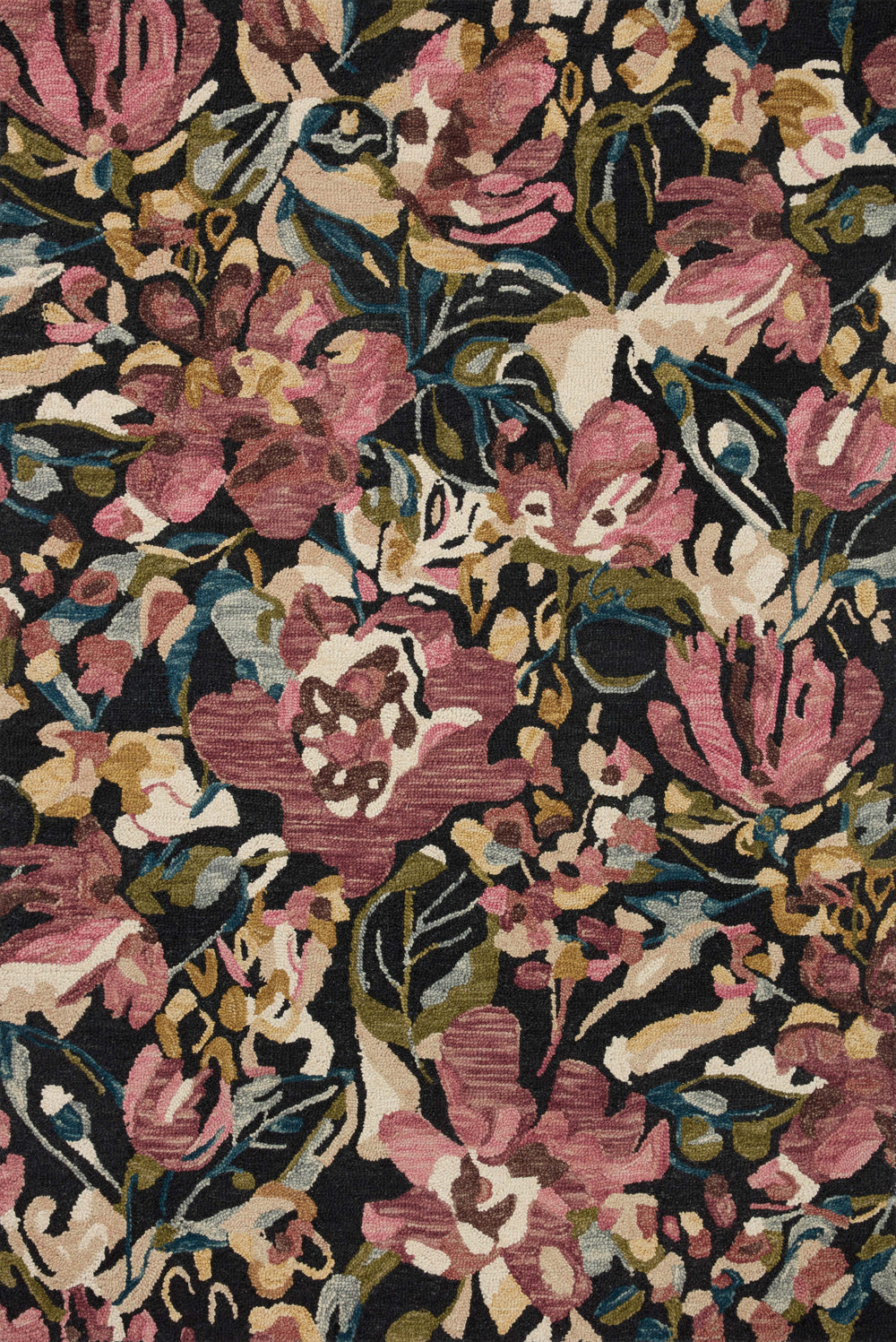 BLM-01 Loloi Belladonna Black / Berry Tapis