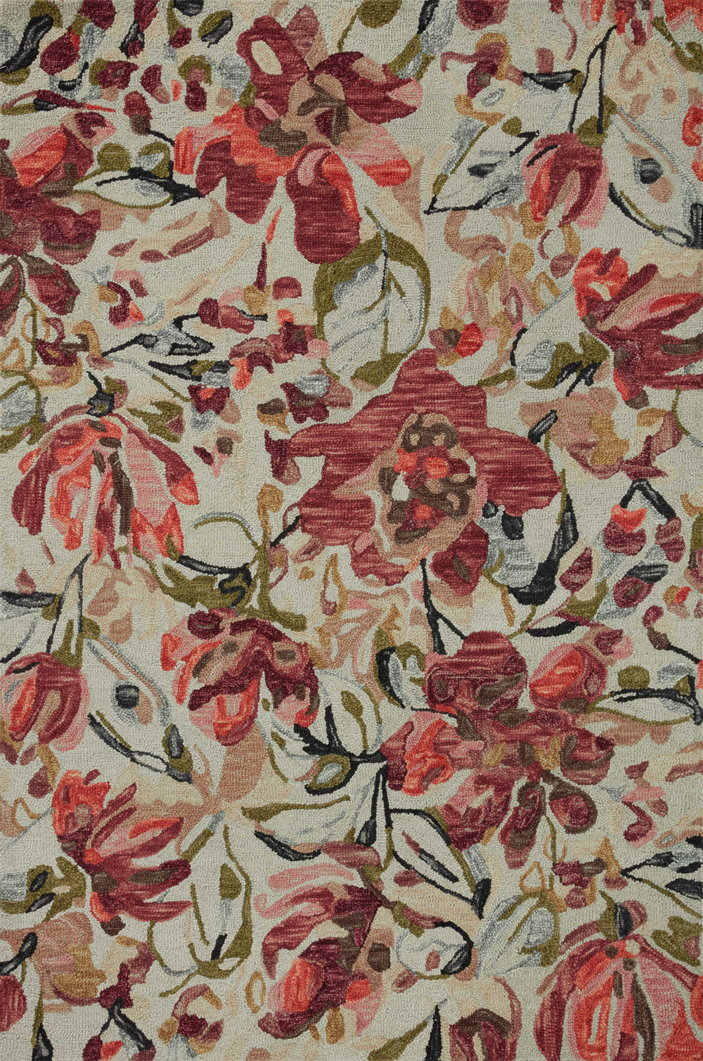 Belladonna Ivory / Raspberry Rug (BLM-01)