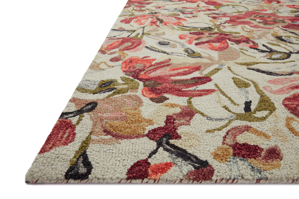 Belladonna Ivory / Raspberry Rug (BLM-01)