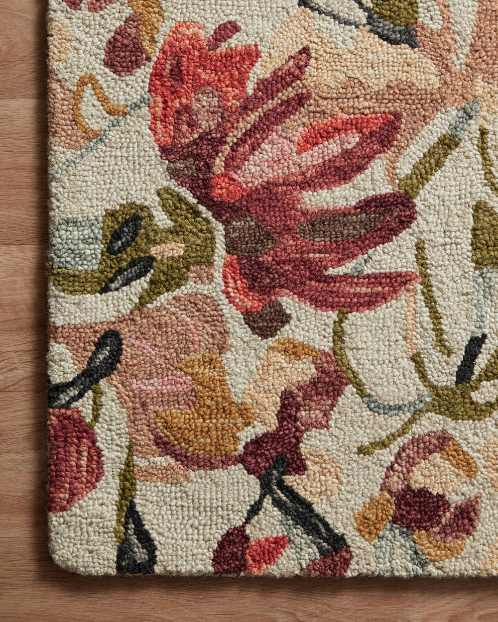 Belladonna Ivory / Raspberry Rug (BLM-01)