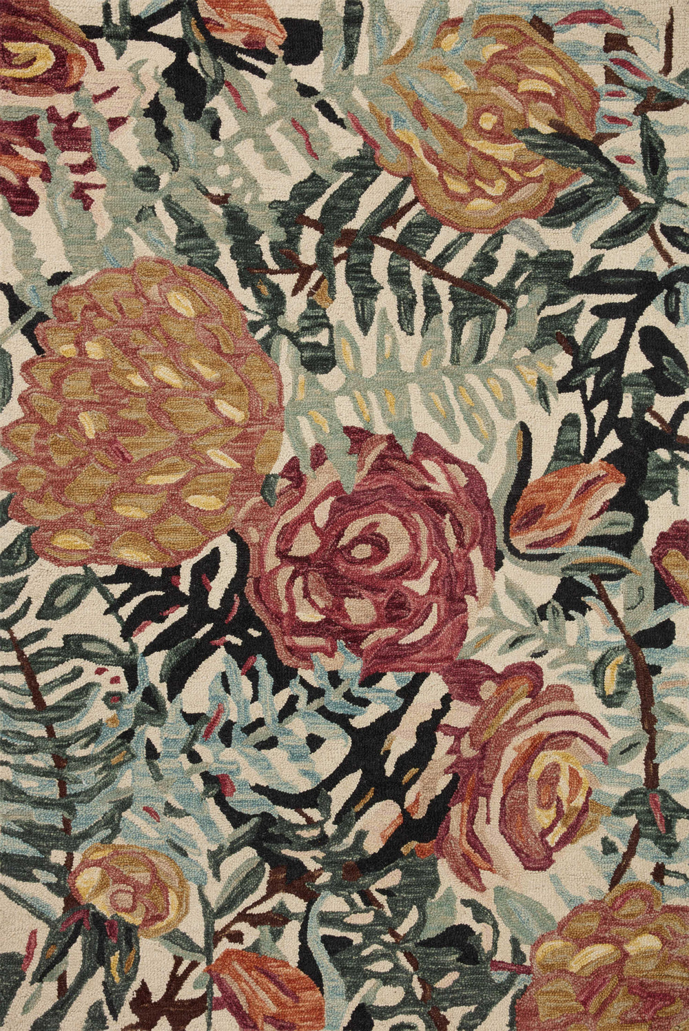 Belladonna Ivory / Lagoon Rug (BLM-02)