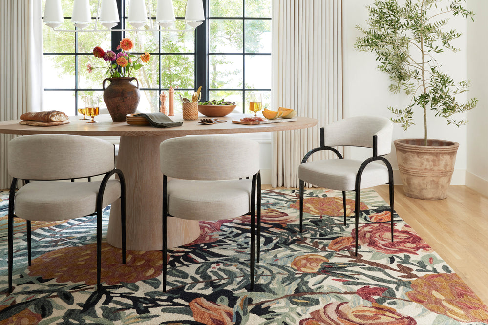 Belladonna Ivory / Lagoon Rug (BLM-02)