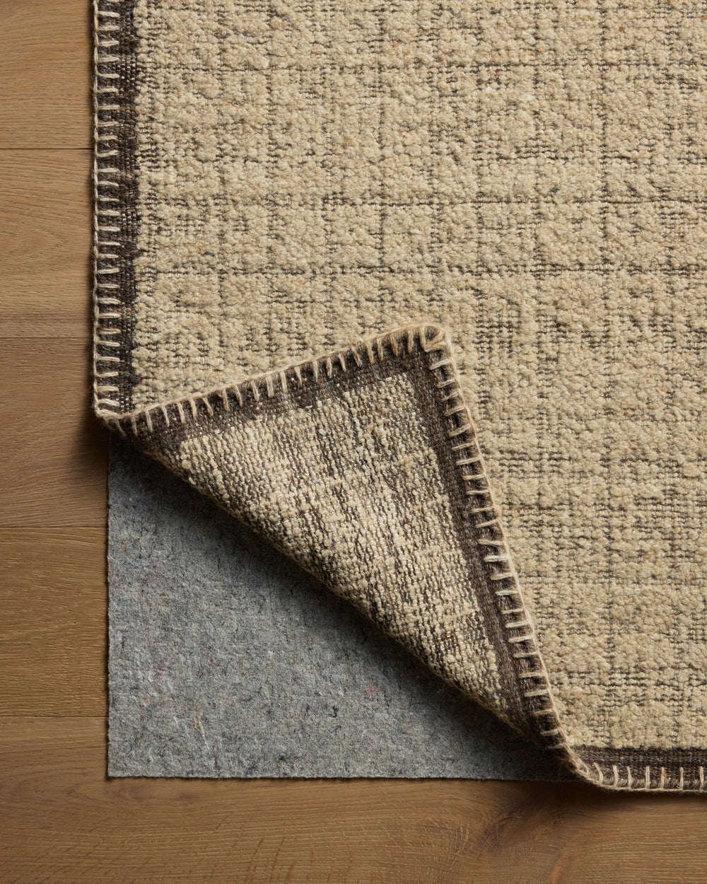 Bowie Sand / Coffee Rug (BOE-03)