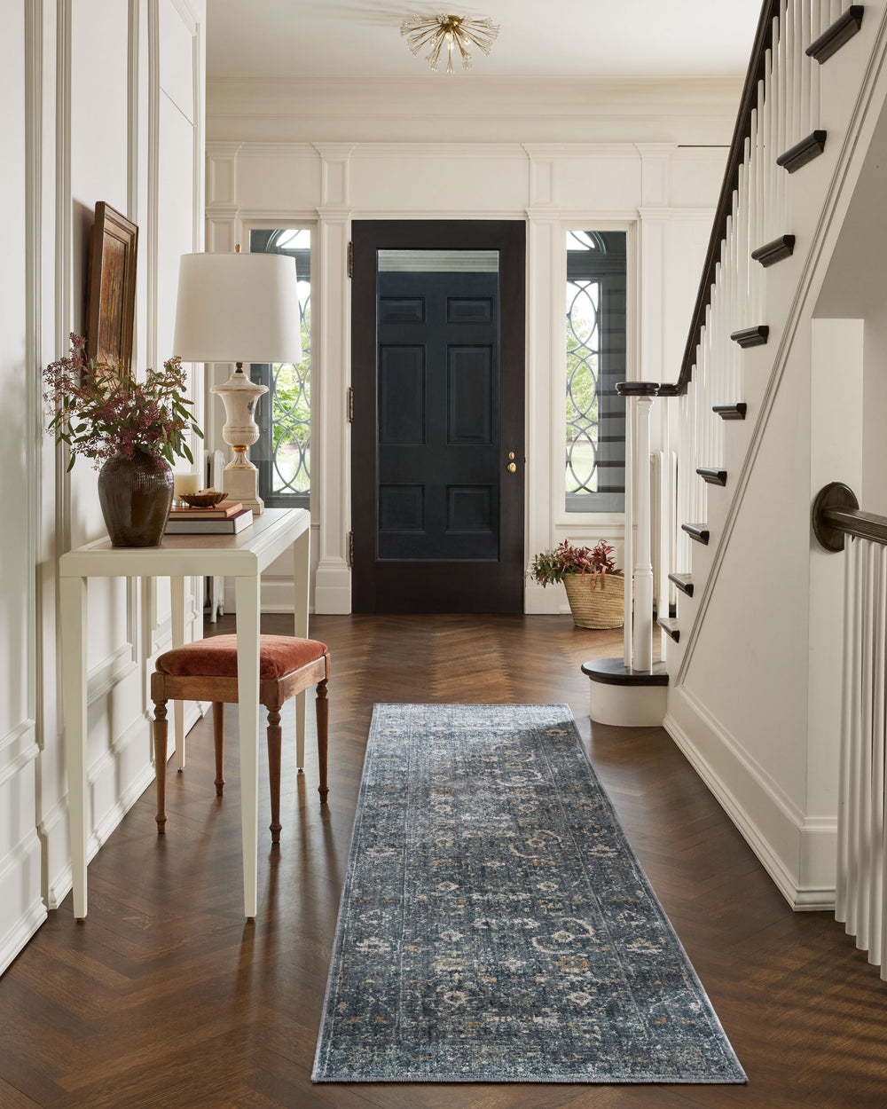 Bru-03 Loloi Bradbury Ocean / Gold Rug
