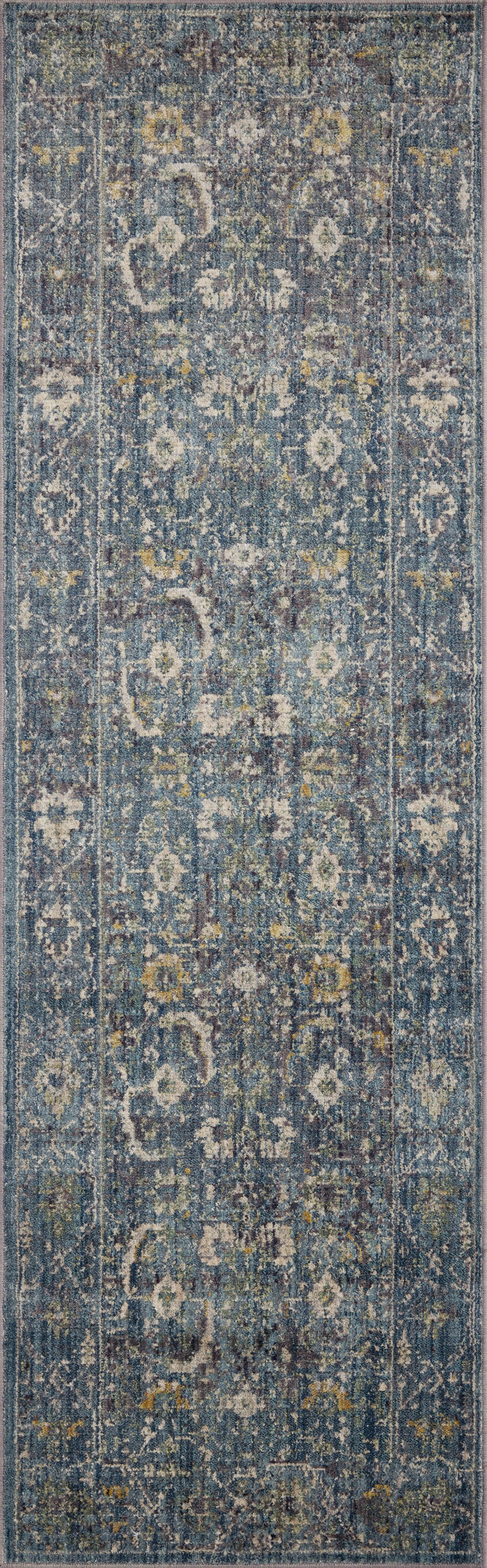 Bru-03 Loloi Bradbury Ocean / Gold Rug