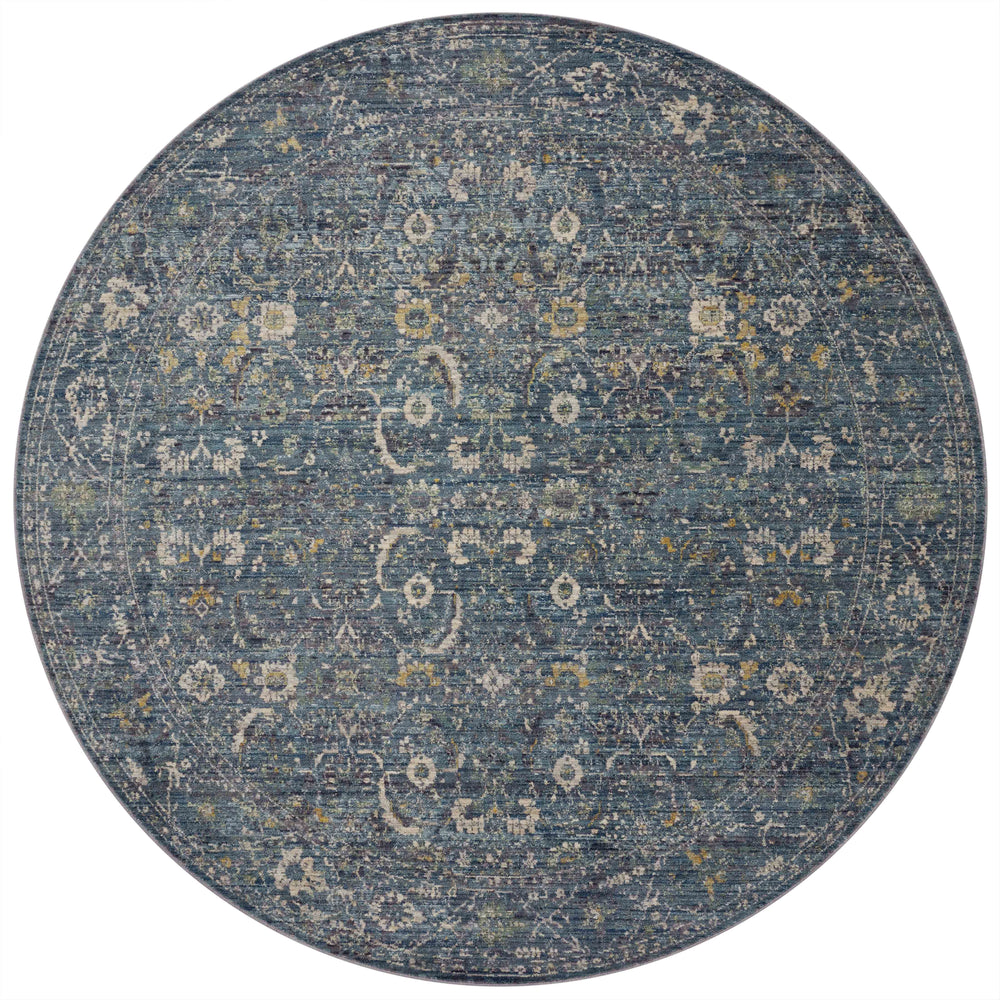 Bru-03 Loloi Bradbury Ocean / Gold Rug