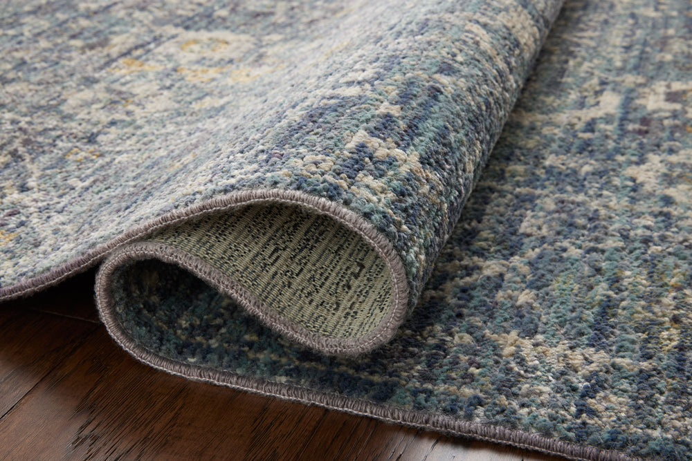 Bru-03 Loloi Bradbury Ocean / Gold Rug