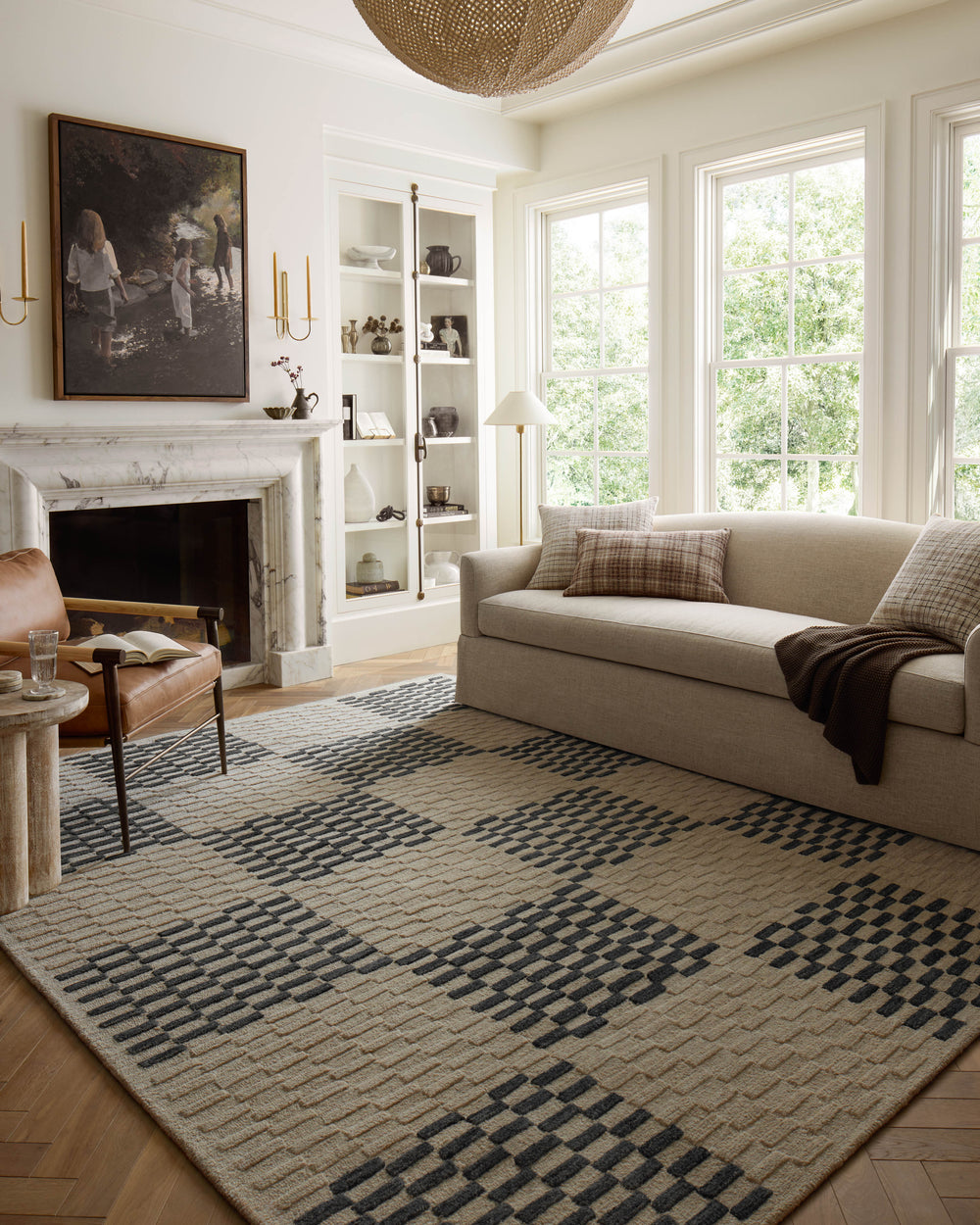 Bradley Beige / Midnight Rug (BRL-01)