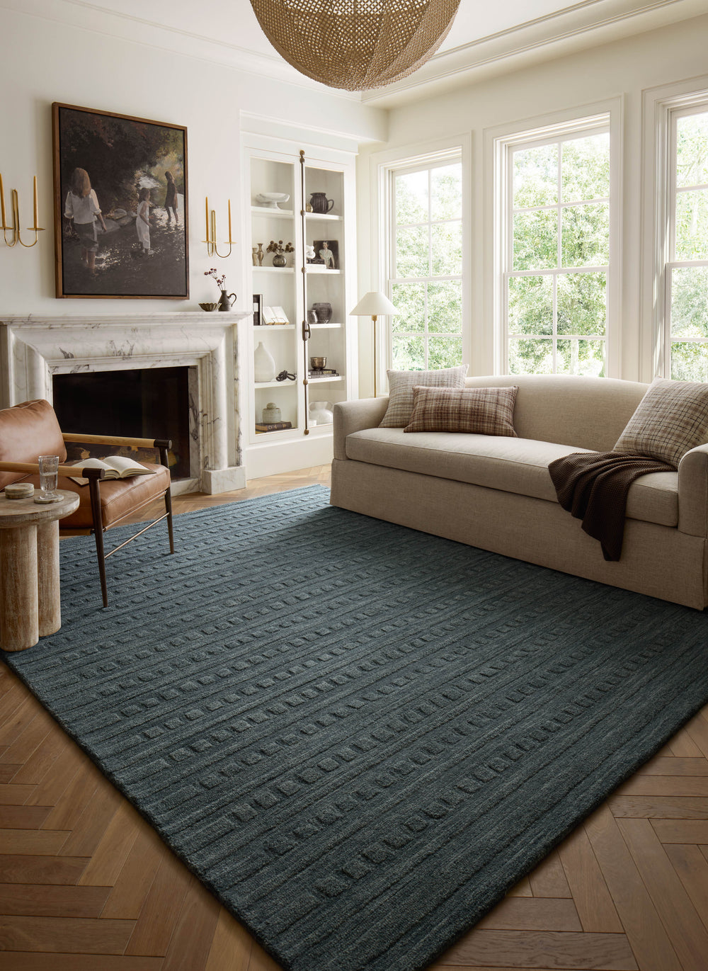 Bradley Teal / Teal Rug (BRL-05)