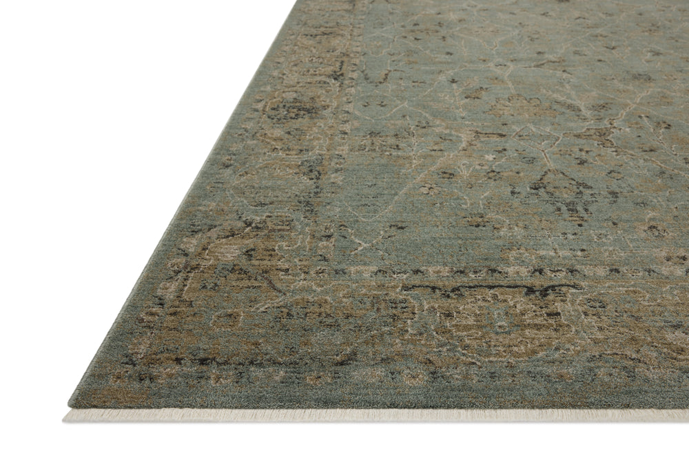 Briar Aqua / Olive Rug (BRR-02)