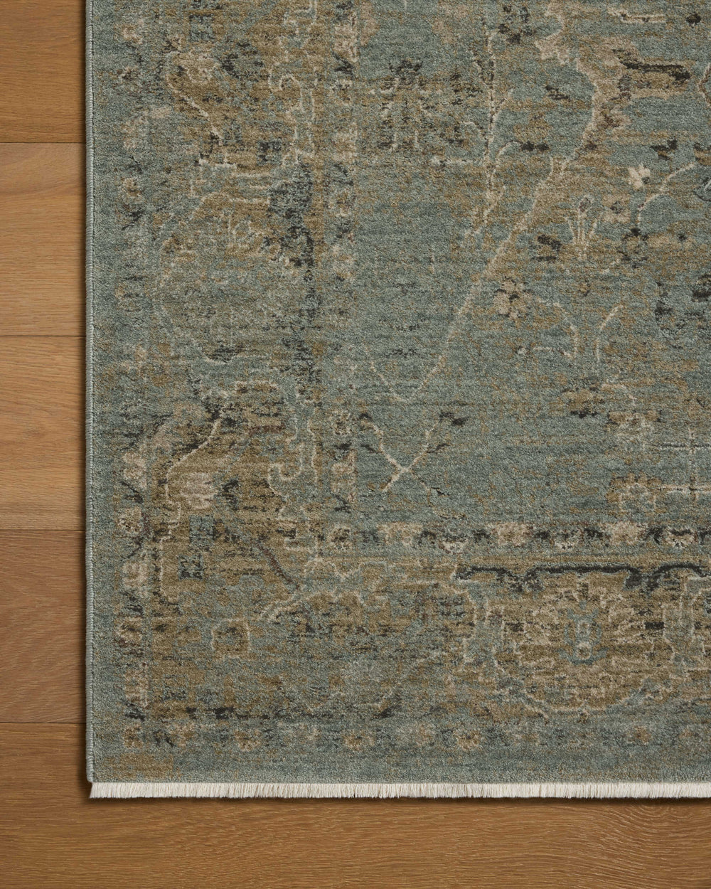 Briar Aqua / Olive Rug (BRR-02)
