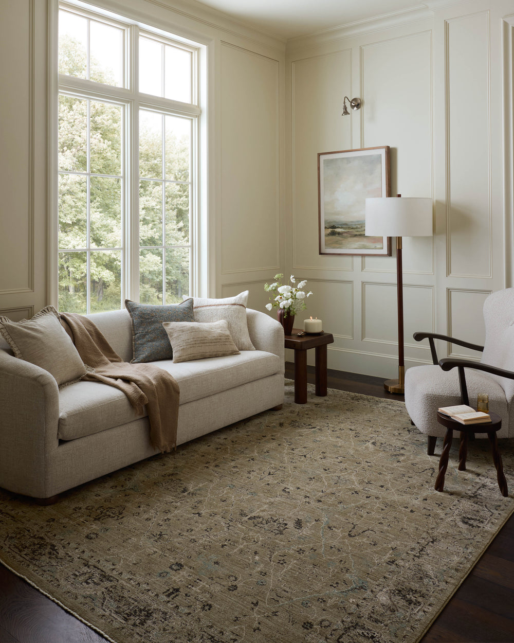 Briar Olive / Stone Rug (BRR-02)