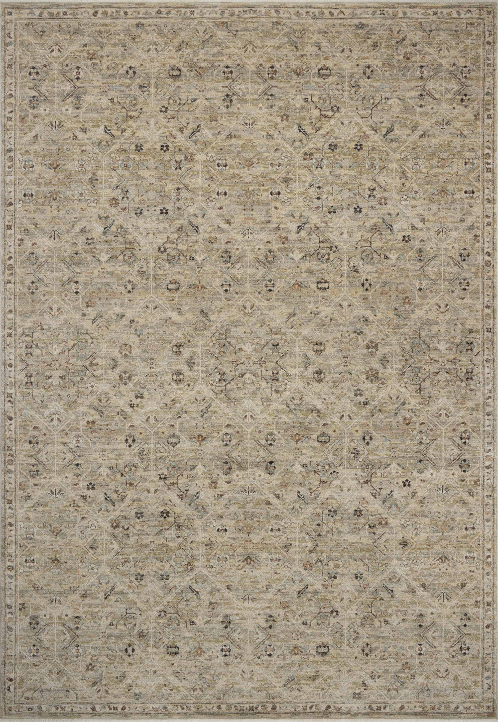 Briar Silver / Moss Rug (BRR-03)