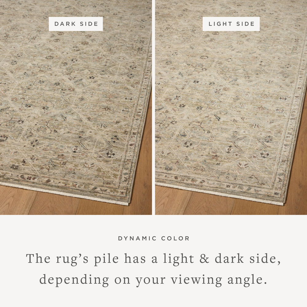 Briar Silver / Moss Rug (BRR-03)