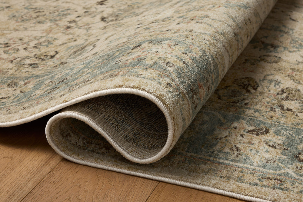 Tapis Briar Ant. Ivoire/Bleu (BRR-05)
