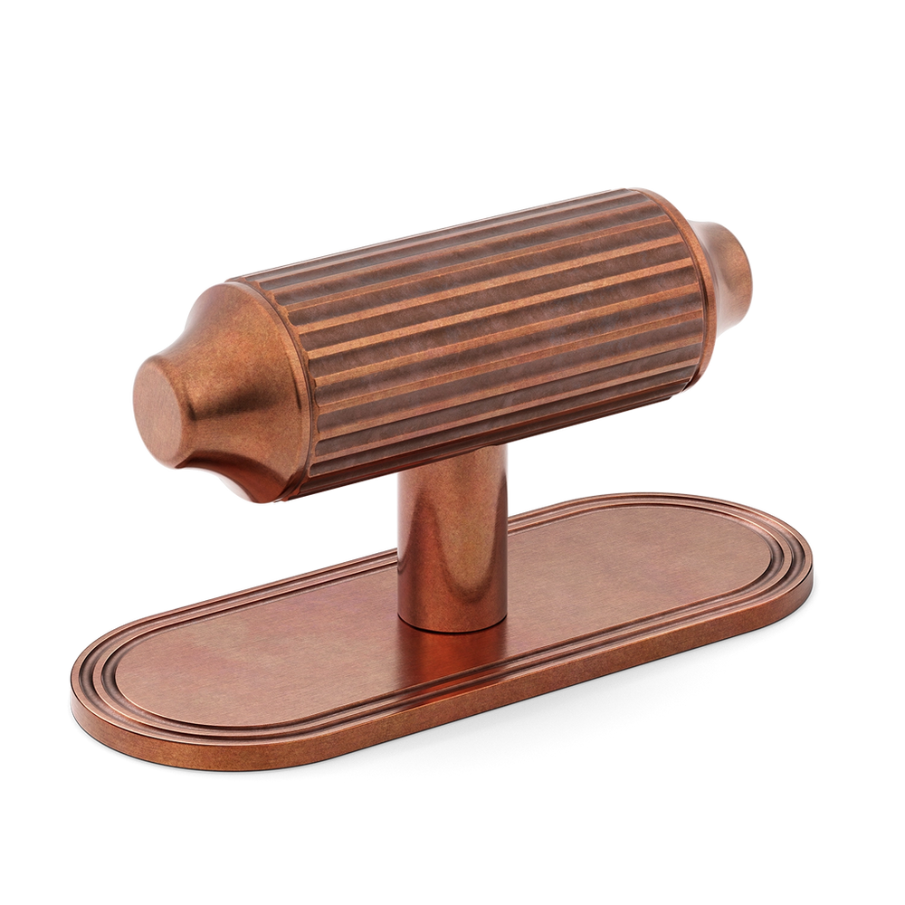 Armac_Martin_Barwick_T-Bar_Handle_With_Backplate_Aged_Copper