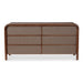 Rye 6 Drawer Dresser Warm 