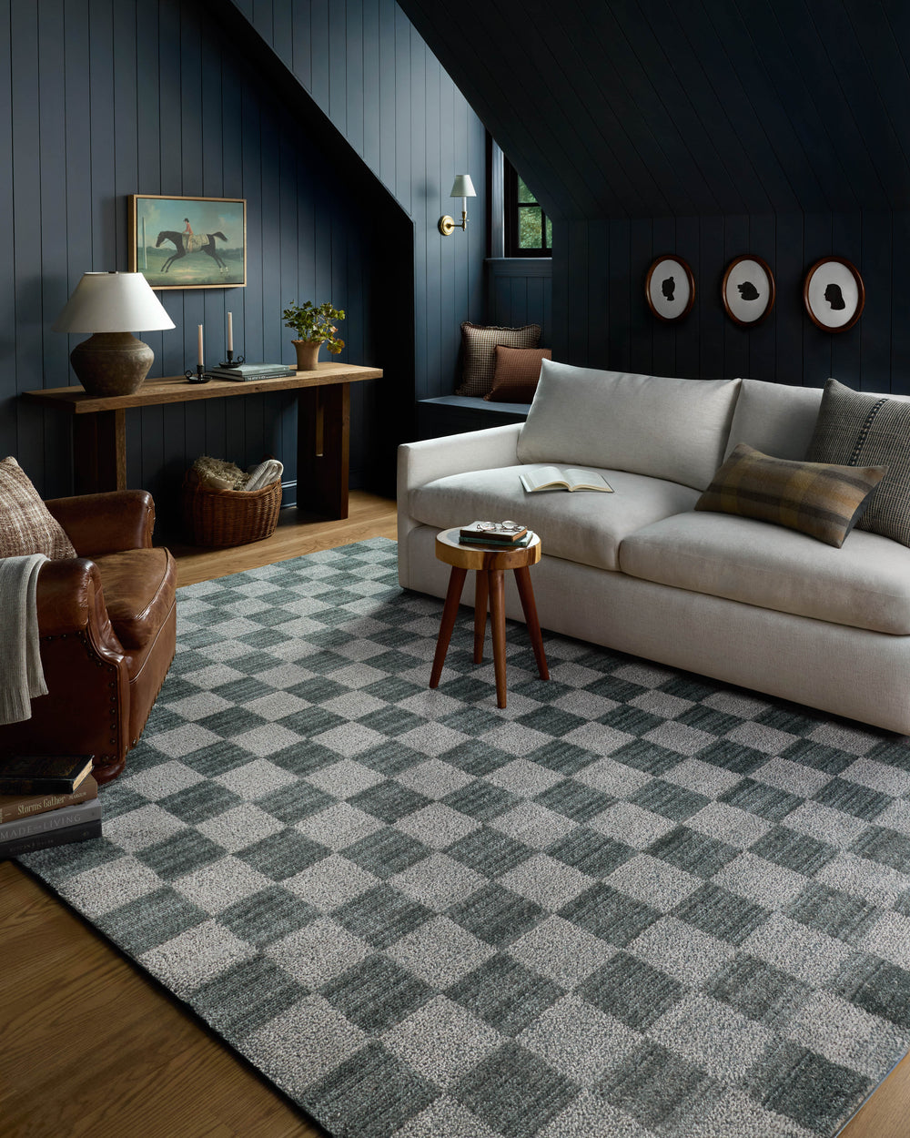 Calvin Blue / Ivory Rug (CLV-01)