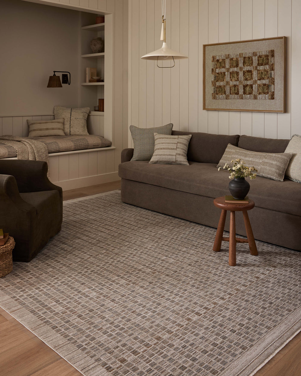 Tapis Cali Naturel / Ardoise (CIL-02)