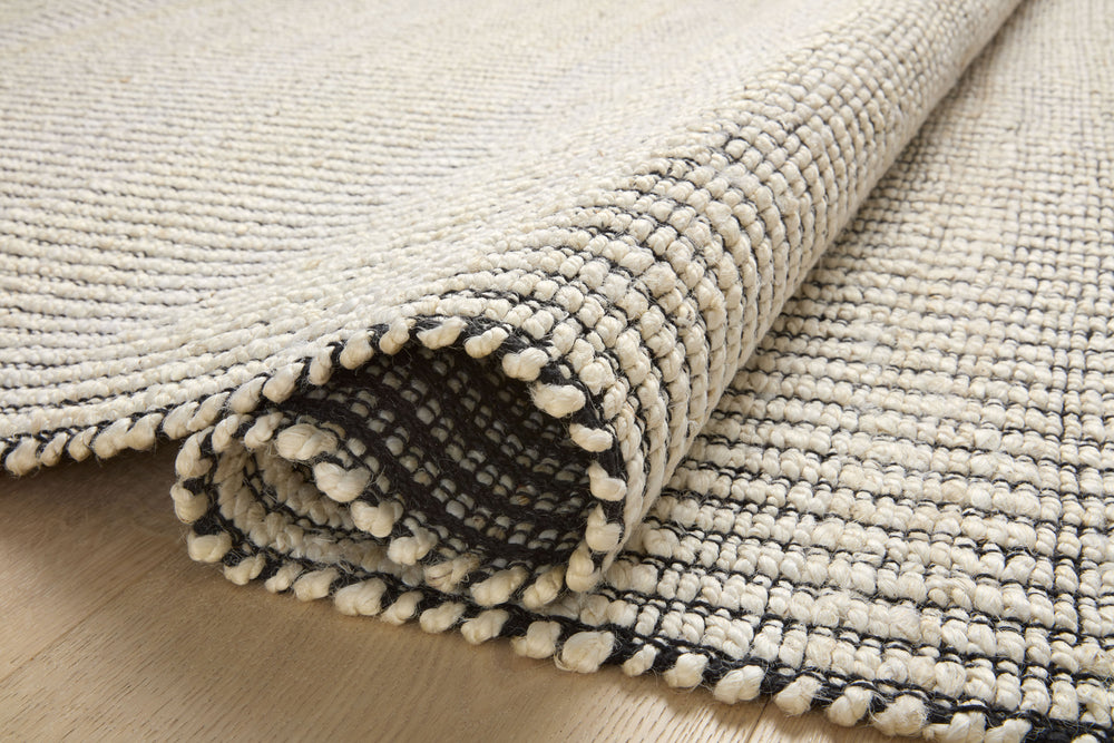 Colton Ivory / Black Rug (CON-02)
