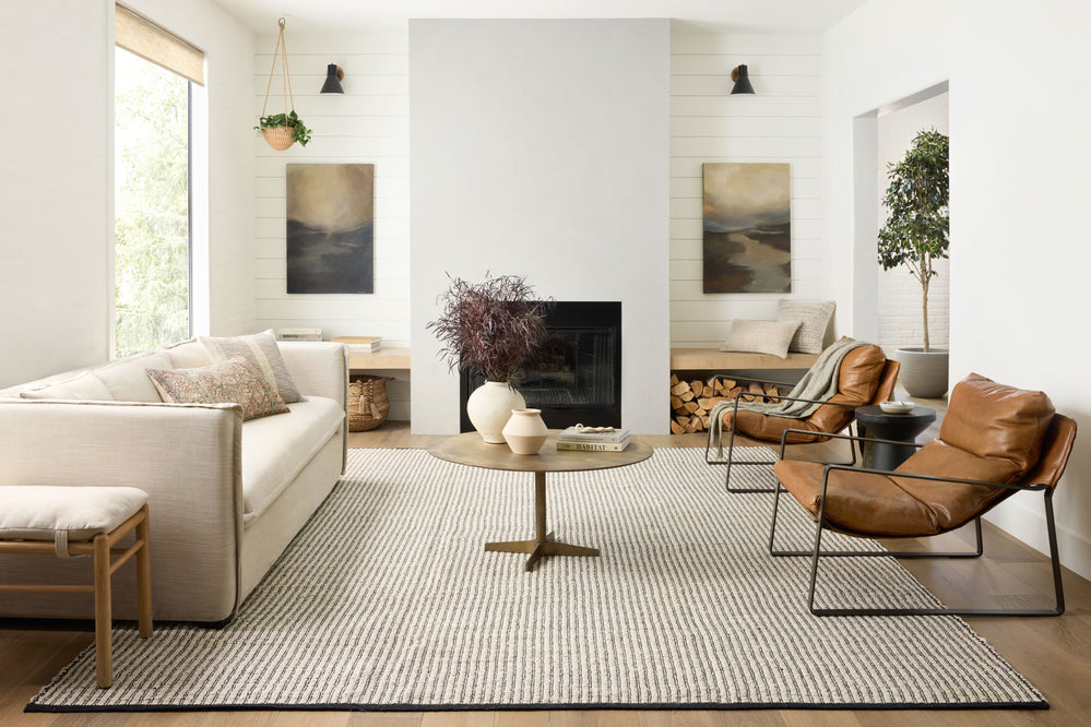 Colton Ivory / Black Rug (CON-02)